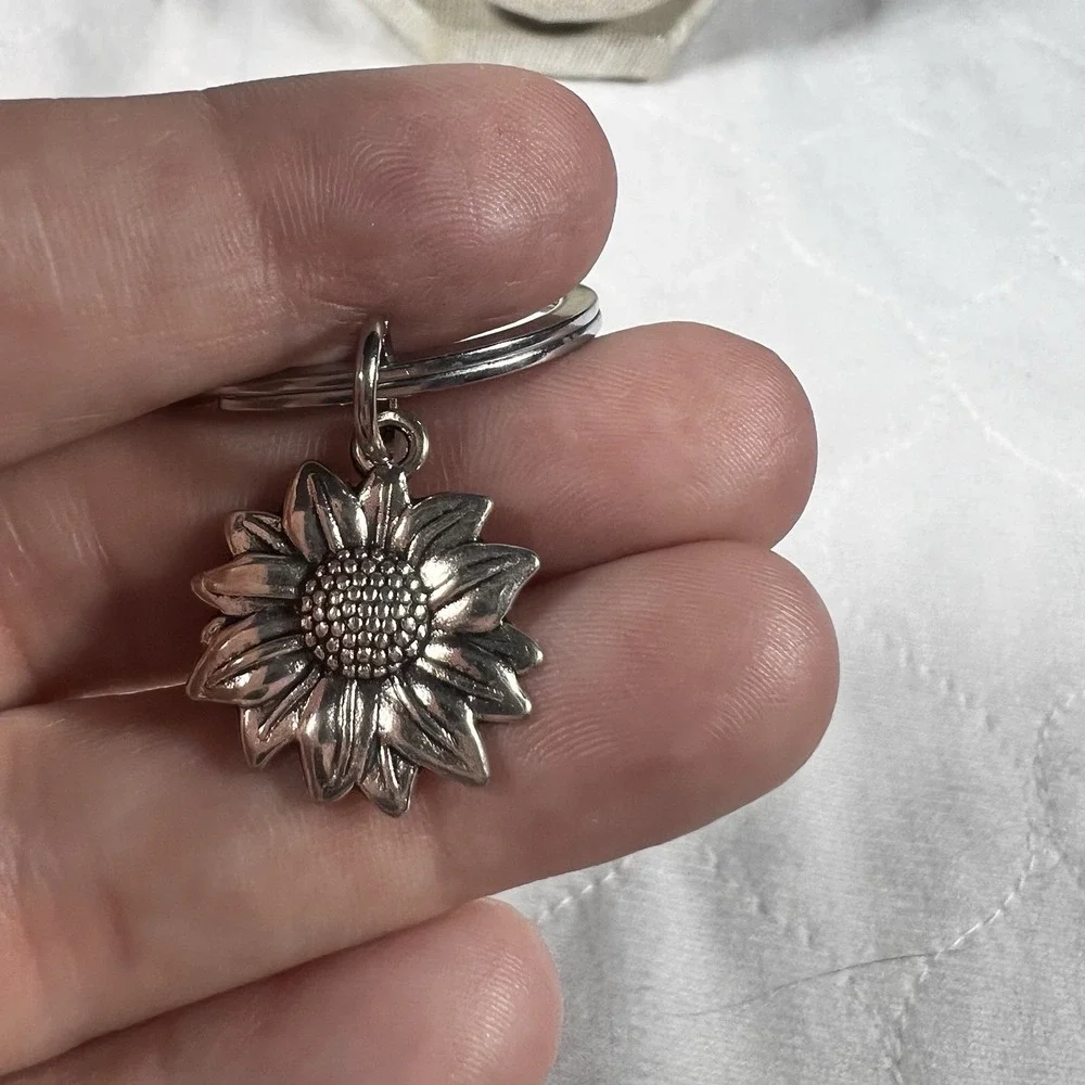 Sunflower key chain
